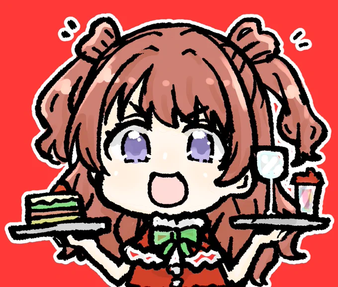 「ケーキっぽいペーストとシャンパンっぽいSSDよ!」 #学マス 