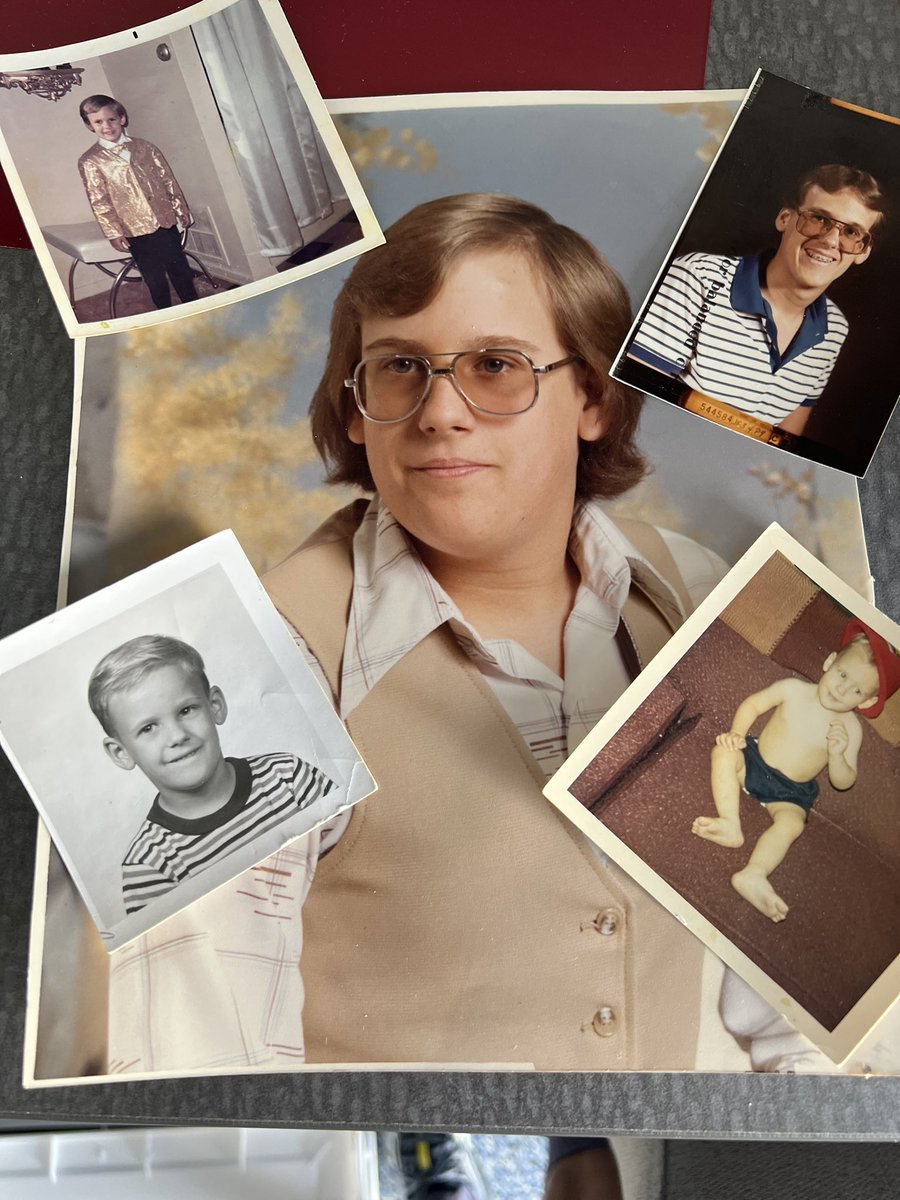 JBerckemeyer's tweet photo. This is what happens when you start digging thru old photos!  #chooseoptimism during the awkward years. https://t.co/Qeb3gF8yGC