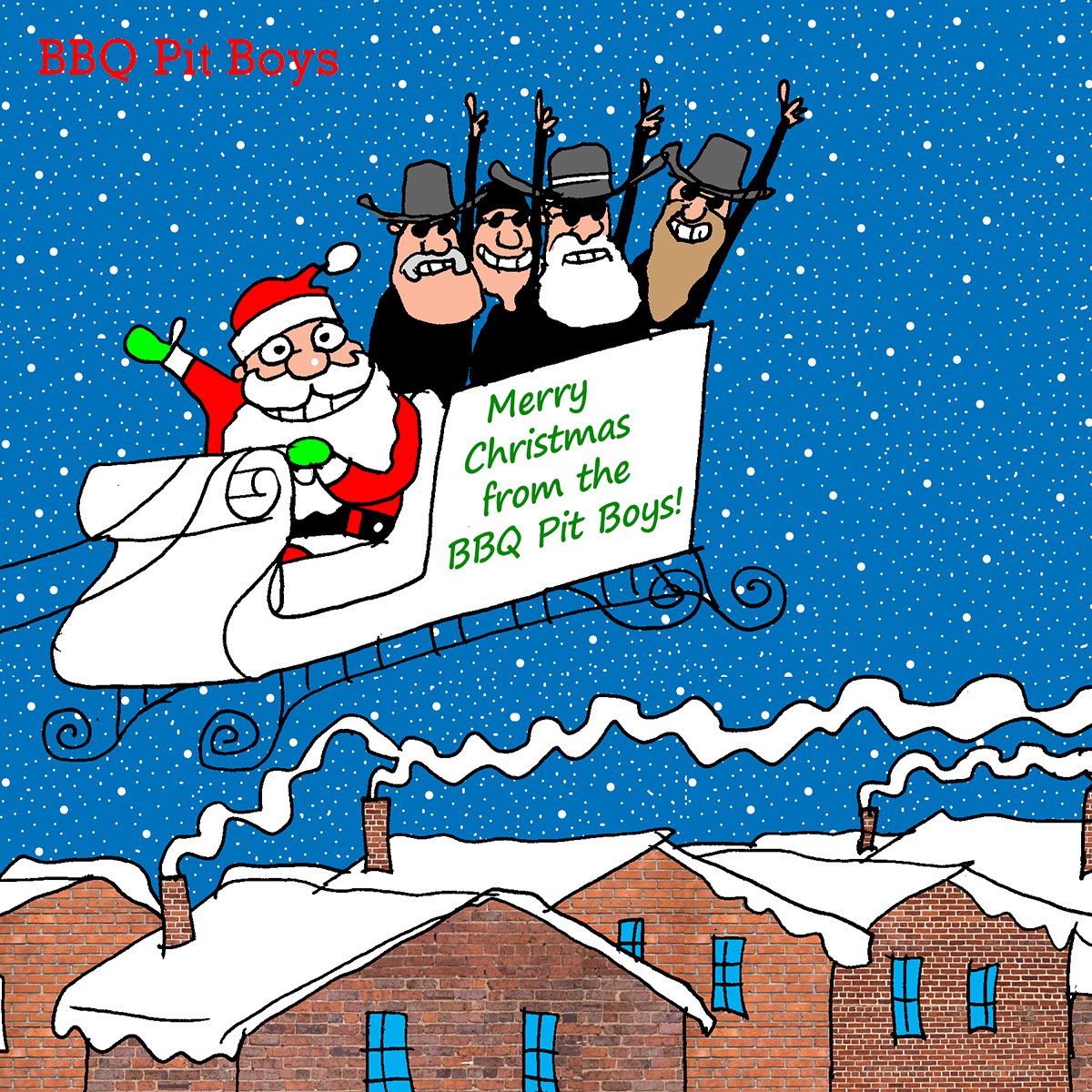 Merry Christmas to all our friends, family, and Chapters around the world. BPB4L  -BBQ Pit Boys