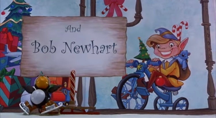 Elf opening titles - watched loads of times but can’t believe this is the  first time ever spotted the opening titles  feature multiple Rob Becketts <a href="/robbeckettcomic/">Rob Beckett</a>