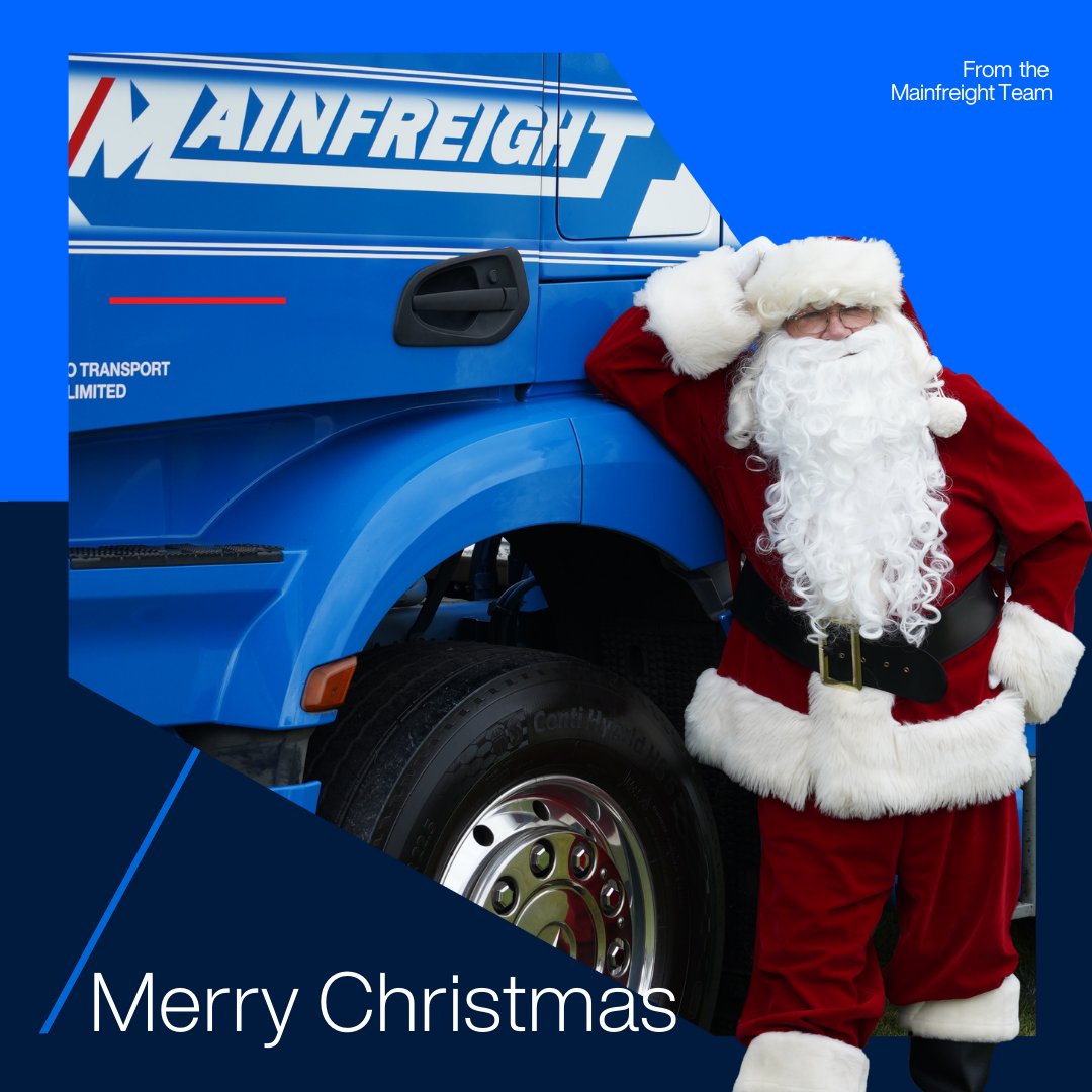mainfreight's tweet photo. ๐ Merry Christmas from all of us at Mainfreight! Wishing you a season filled with joy, peace, and special moments. Thank you for your continued support โ hereโs to a great year ahead! ๐โจ
#MerryChristmas #Mainfreight #HappyHolidays https://t.co/deb0vSXqoC
