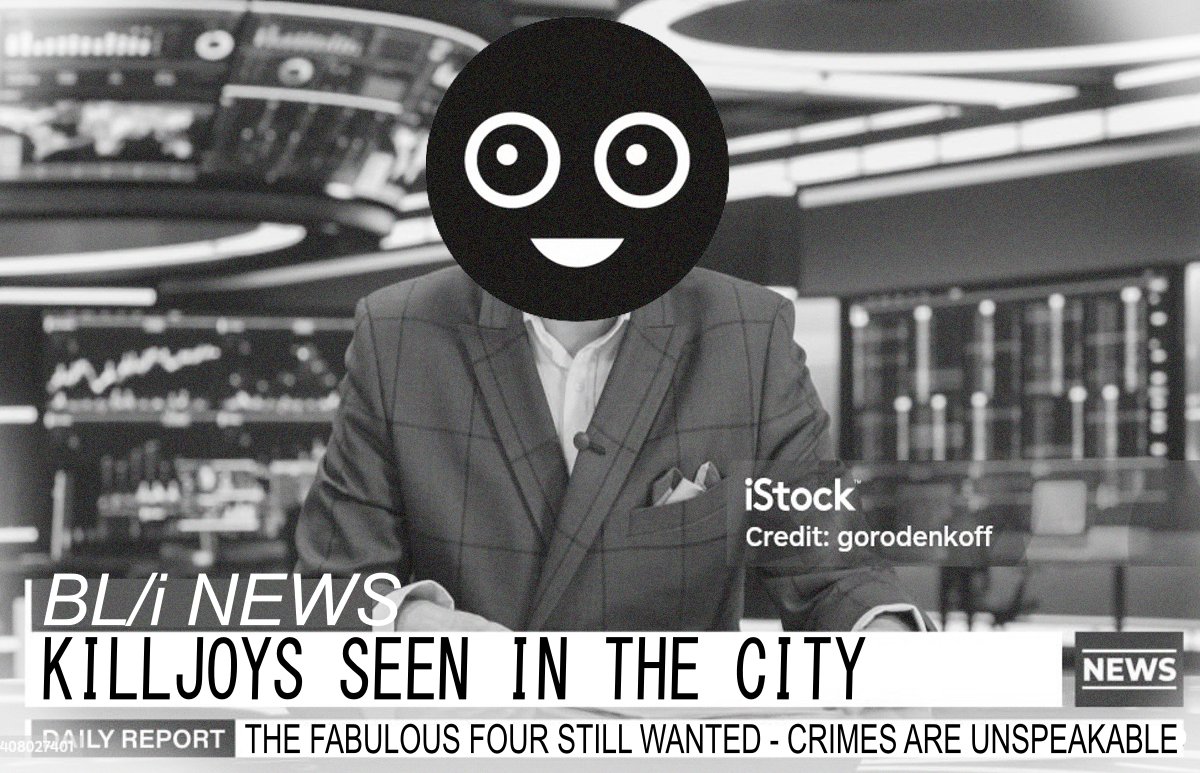 BREAKING: Killjoys have been seen breaking into our BELOVED city. If you see them, report them, or even EXTERMINATE them immidiately. These heathens are not trying to save you. 
If they attempt to communicate with you, do not interact back.
Remember to take your pills.