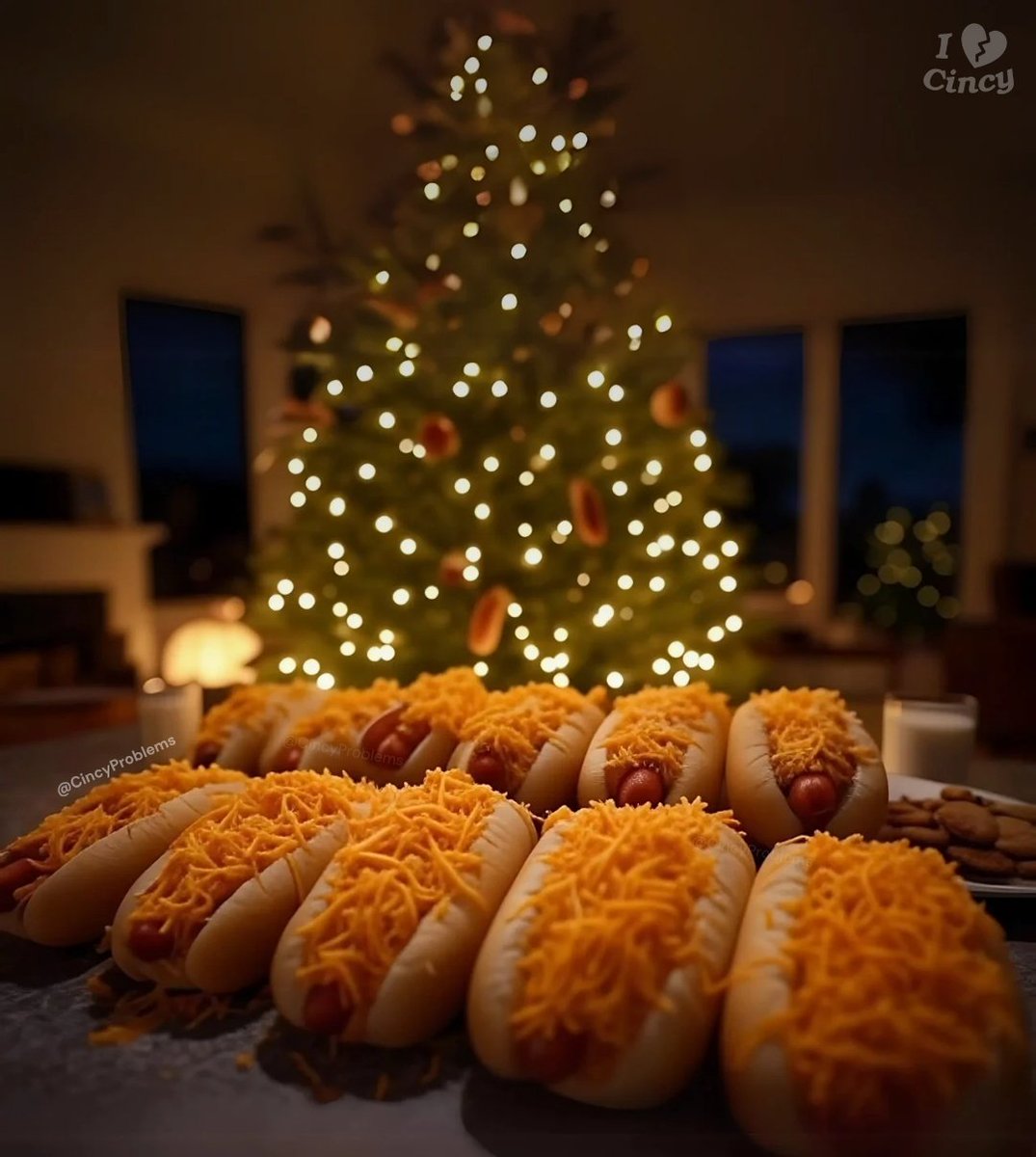 CincyProblems's tweet image. Don't forget to leave cheese coneys out for Santa tonight. 🌭🎅 #MerryChristmas