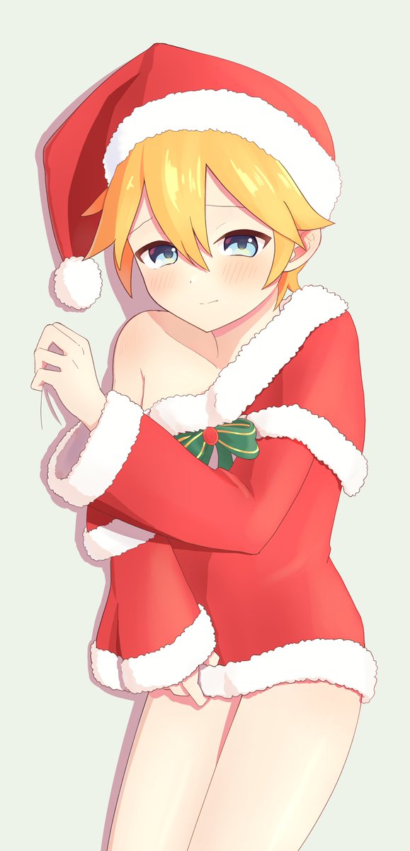 lenrinx02's tweet photo. Merry Christmas🎅🎄💛
#KagamineLen
#鏡音レン https://t.co/udZnZIxChI