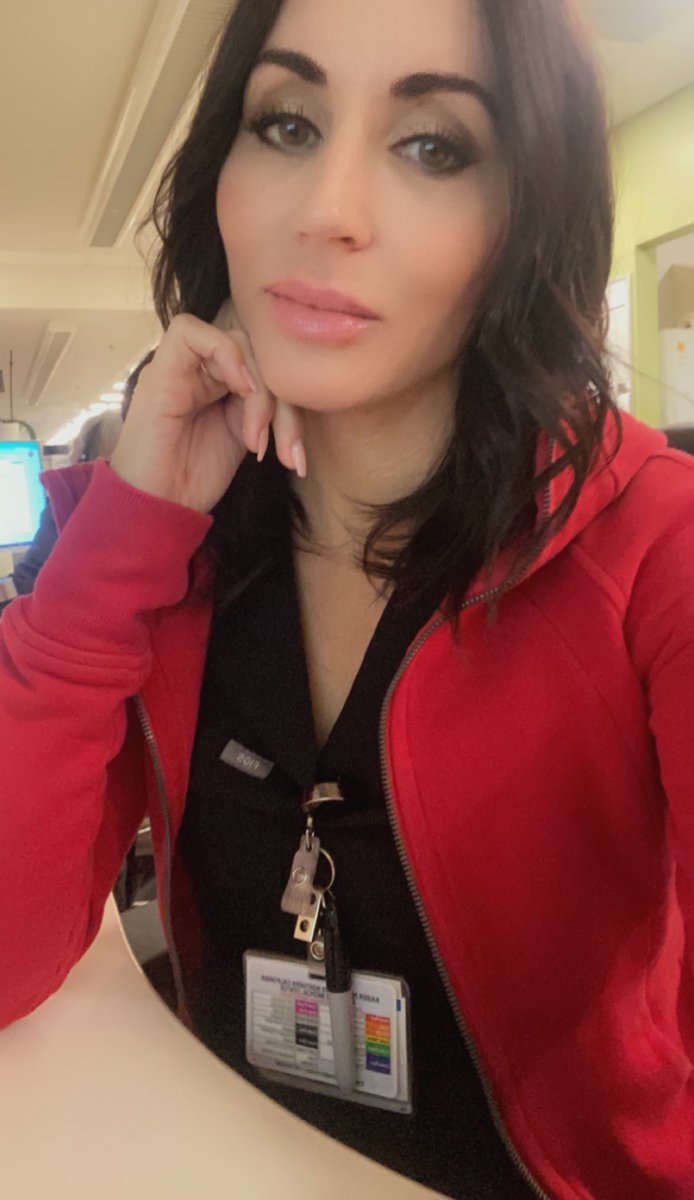 runningawry's tweet photo. No holidays in the medical fieldโฆ but still wearing my red ๐โค๏ธ#MerryXMasEve https://t.co/i2YROzPAh4