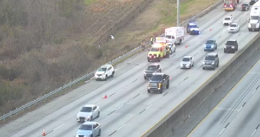 WSBTraffic's tweet image. #EASTPOINT: I-285/sb (Outer Loop) before Camp Creek Pkwy (Exit 2) crash in a right lane. Delays leaving Hwy 166/Langford Pkwy (Exit 5). #ATLtraffic