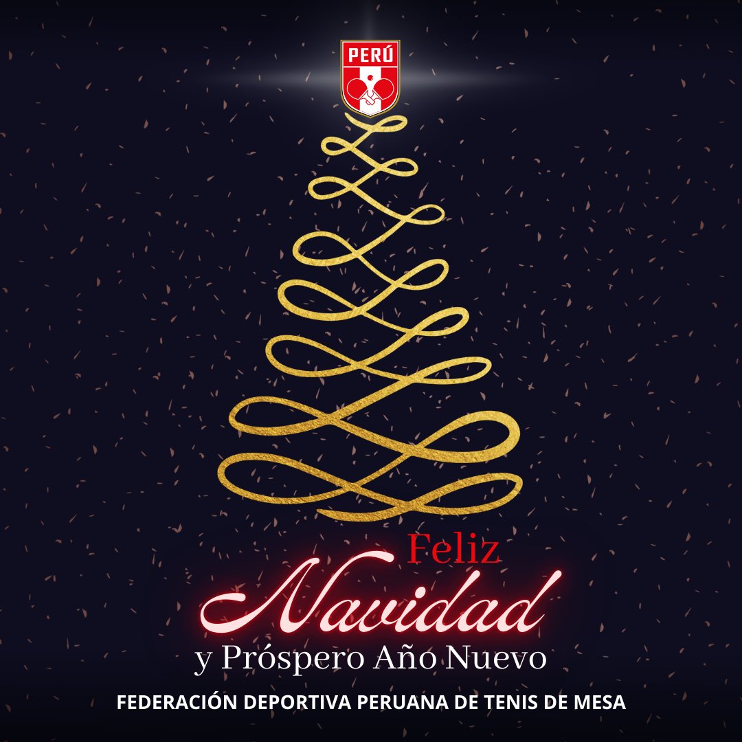#FDPTM2024 #TenisdeMesaPeruano 🇵🇪🏓

A TODA LA COMUNIDAD DEPORTIVA, ¡FELIZ NAVIDAD Y PRÓSPERO AÑO NUEVO! 💫🎄

Federación Deportiva Peruana de Tenis de Mesa 🇵🇪🏓