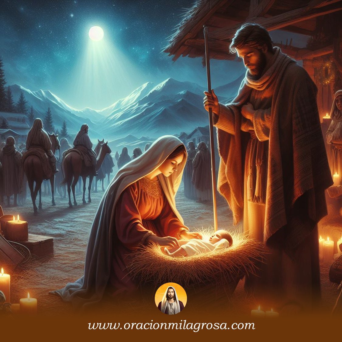 Amado Dios,

En esta Nochebuena, te damos gracias por permitirnos reunirnos en familia, rodeados de amor y esperanza. Gracias por las bendiciones que hemos recibido este año, por los momentos que nos han fortalecido y por las lecciones que nos han enseñado a ser mejores. Te