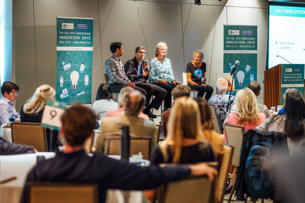DData_Diabetes's tweet image. At the Fall &apos;24 #DiabetesMine #Innovation Days, an engaging panel discussion explored the “wild west” of open-source Automated Insulin Delivery, featuring Joanne Milo (Loop and Learn),  Marion Barker (Loop Docs), &amp;amp; Dr. Rayhan Lal (Stanford).

#DData2024
#DData
#T1D
#T2D
#medtech