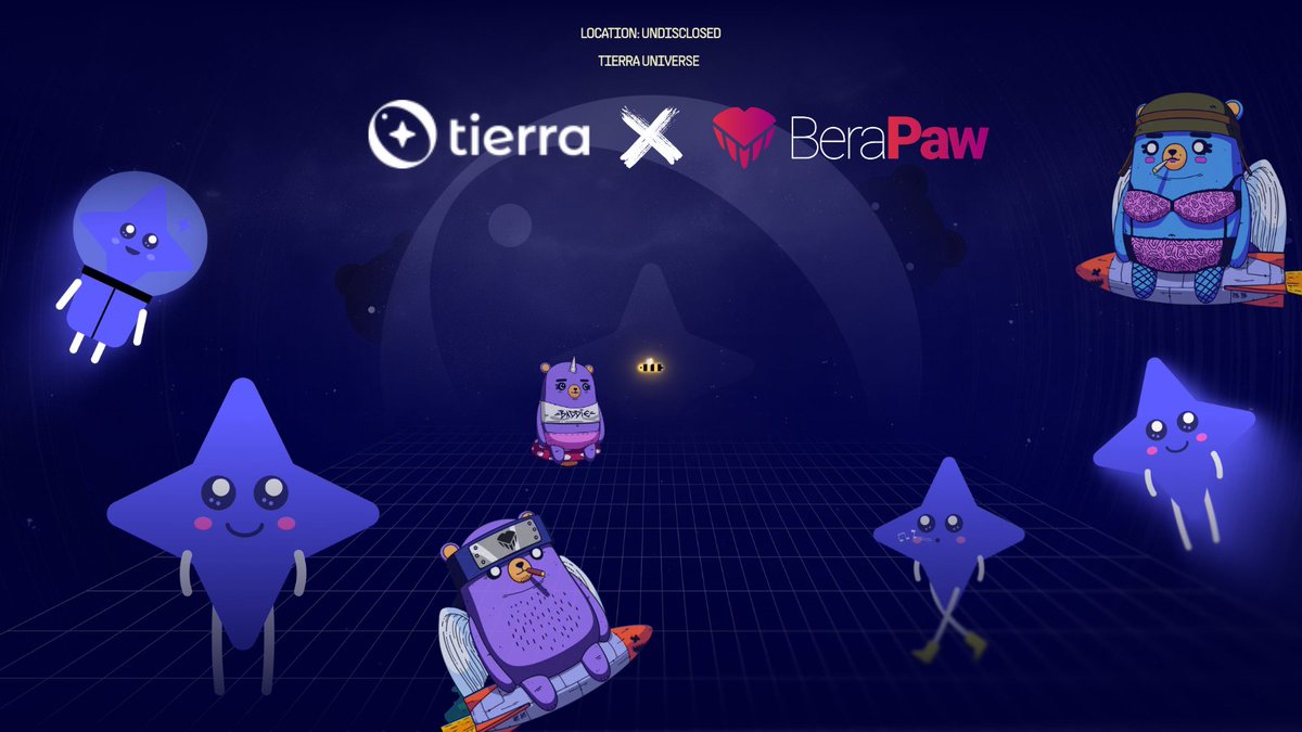 GIVEAWAY | The Cosmic Genesis NFT

🎁 Prizes: → 2 spots 
(10 spots reserved for PawPal NFT holders in a private Discord raffle) 

Here’s how to enter:
1️⃣ Like &amp; RT 
2️⃣ Follow <a href="/tierra_io/">asdsad</a> and <a href="/0xBeraPaw/">BeraPaw</a>
 3⃣  Comment your wallet EVM for entry

⏰ Giveaway ends in 10 hours!