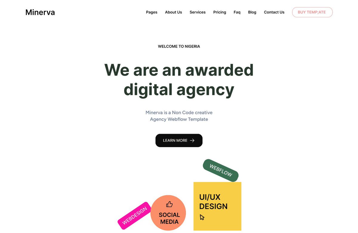 🎉 Day 29 of my 30-day consistency challenge! I created a landing page, Minerva is a digital agency offering web design,and social media management to boost businesses' online presence. Can't believe there's just one day left! Omg! 😭 #LandingPage #WebsiteDesign #uiuxdesign