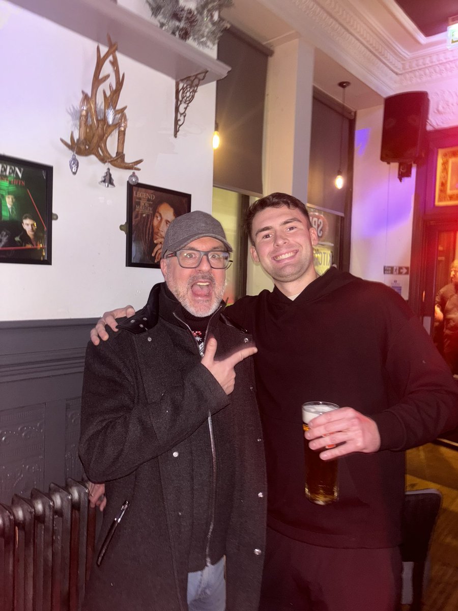 davie_1rfc's tweet photo. Good to catch up with @EwenDCameron  explained why he talks so much pish on the radio for a living https://t.co/vMSprMyo9S