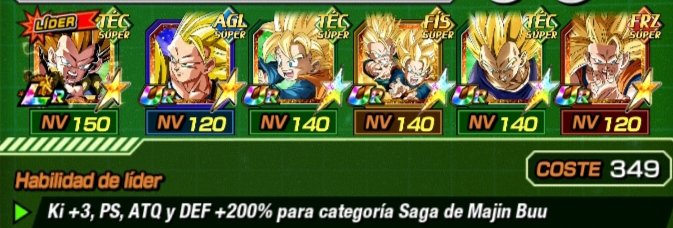 rekatron's tweet photo. Con éste equipo me he pasado la stage 2 del cell max en menos de 6 turnos @dsimons_ @DOKKANBATTLE_ES qué os parece https://t.co/VXsm3eIiFQ