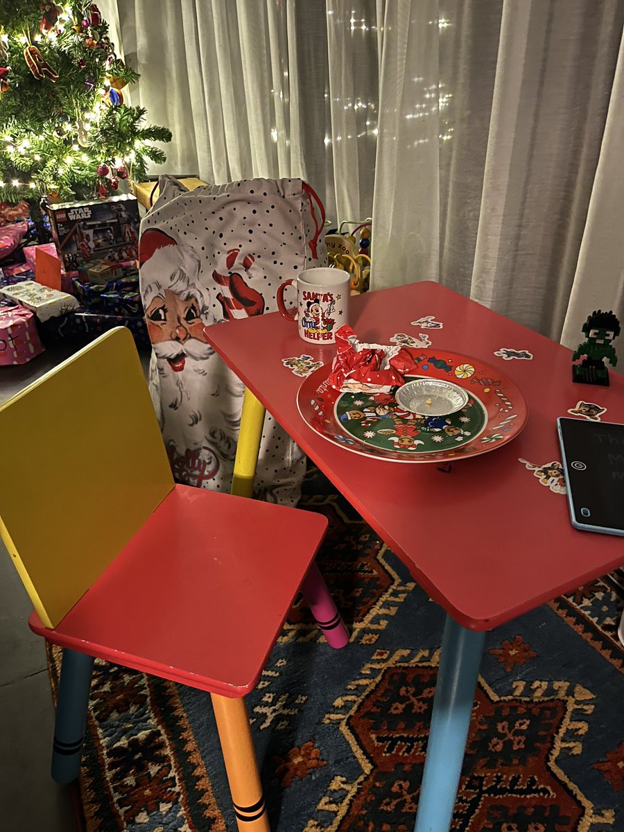 In the words of ‘Stick Man’, “Santa’s been!” Just hope my son can stay asleep now. He is beyond excited, which is exactly how it should be when you’re only 4 year’s old!! Hope you’ve all been good so Santa visits you too!! 😆