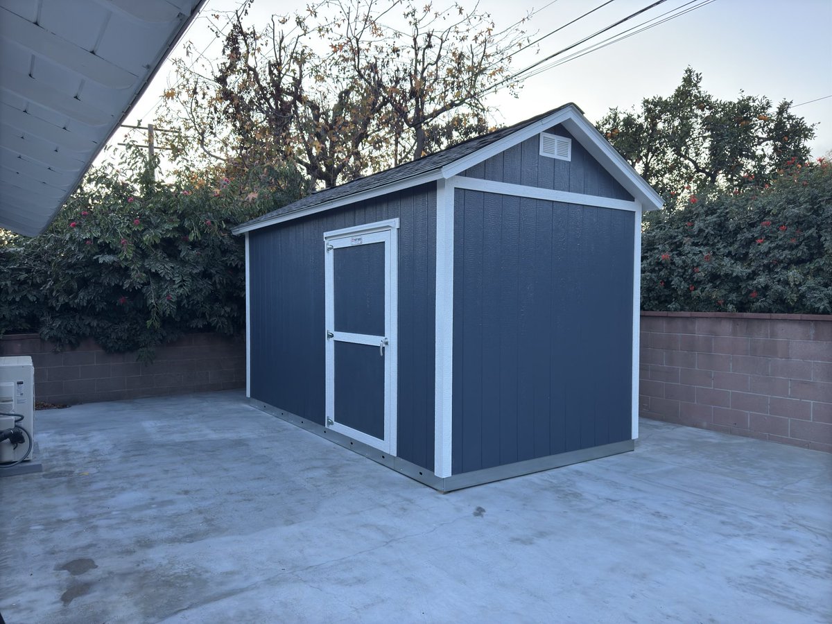 A great install sold out of HD#6684 Whittier , warehouse 140 Anaheim great work. TR800 with lots of upgrades making shed dreams come to reality one shed at a time. Shed on