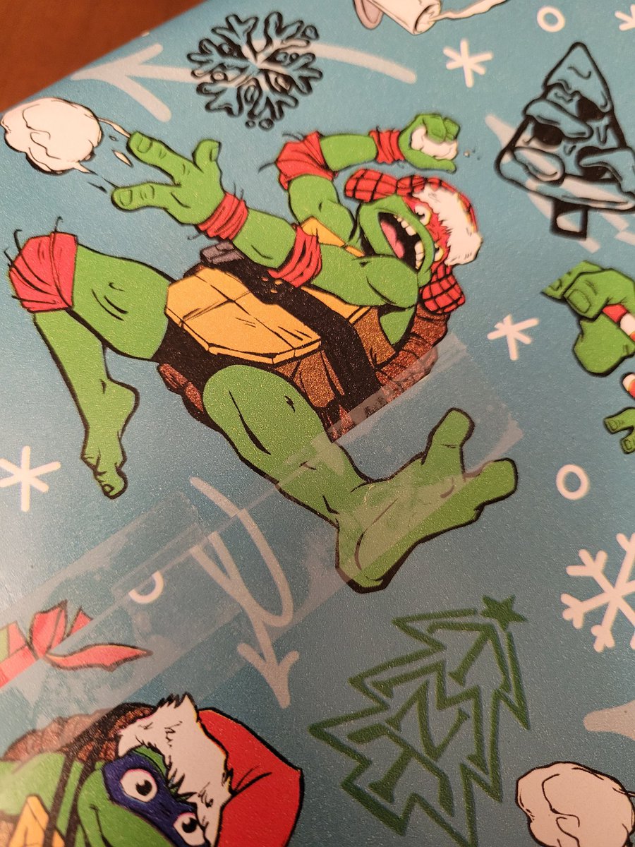 Look how perfectly this matched up! Small Christmas miracle