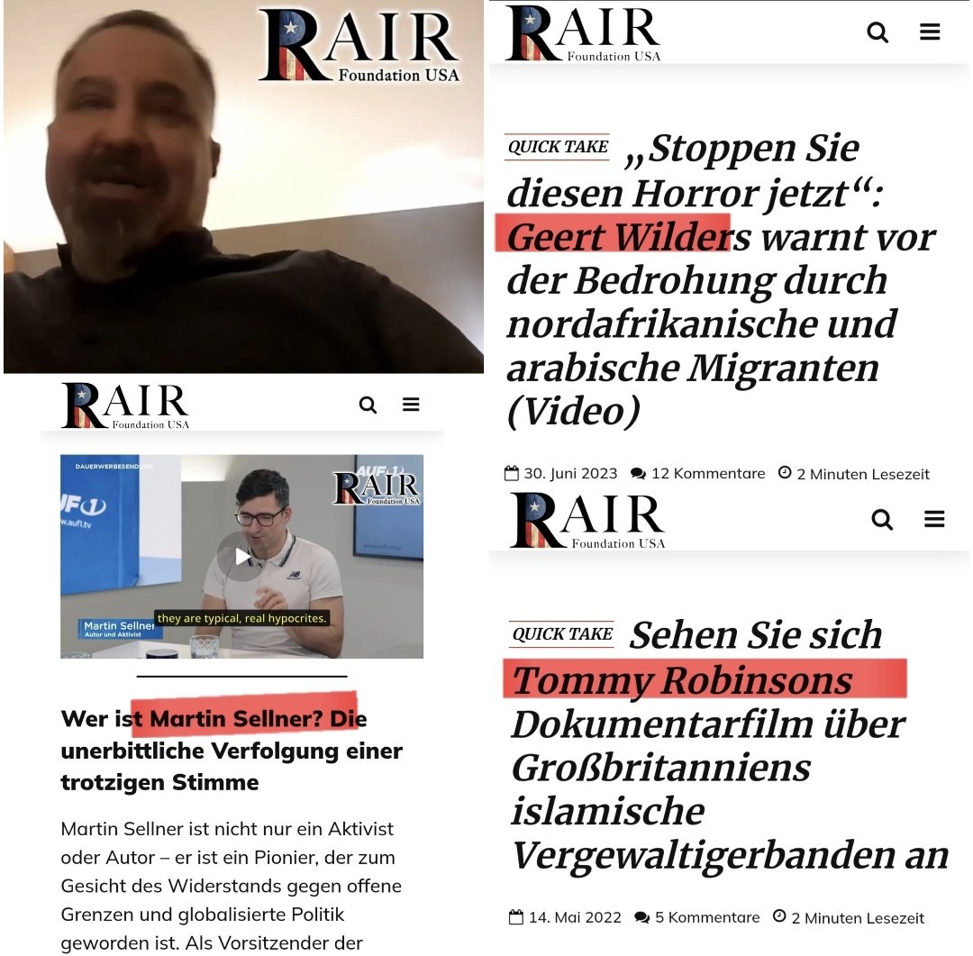 Taleb Al Abdulmohsen war auch mit der umstrittenen US-basierten #RAIRFoundation USA vernetzt. 
Sie stellt sich schützend hinter islamophobe Wortführer wie Martin #Sellner, Michael #Stürzenberger und Rasmus #Paludan. 

#Magdeburg