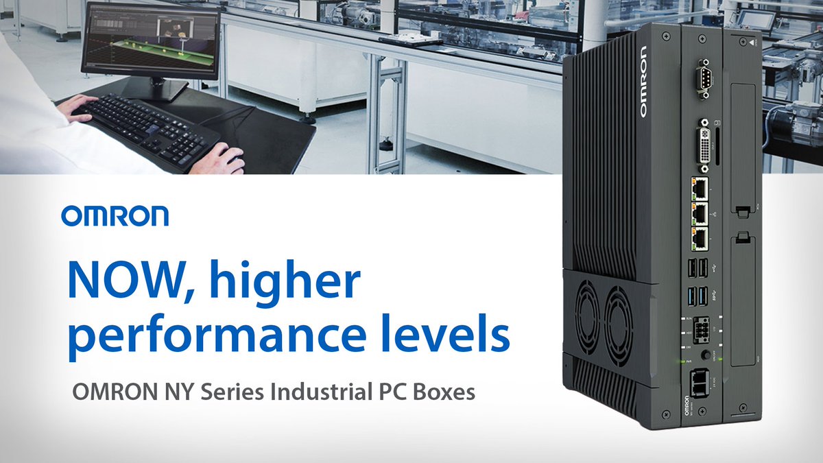 OmronAutomation's tweet photo. The #OMRON NY Series Industrial PC Boxes have always elevated the capabilities of the #IPC through a breadth of connectivity and industry-proven housings as standard. Now, performance levels are even higher! Learn more: https://t.co/rC19b313Hb #industrialpc #iiot #motion #sysmac https://t.co/B81sy79iiY