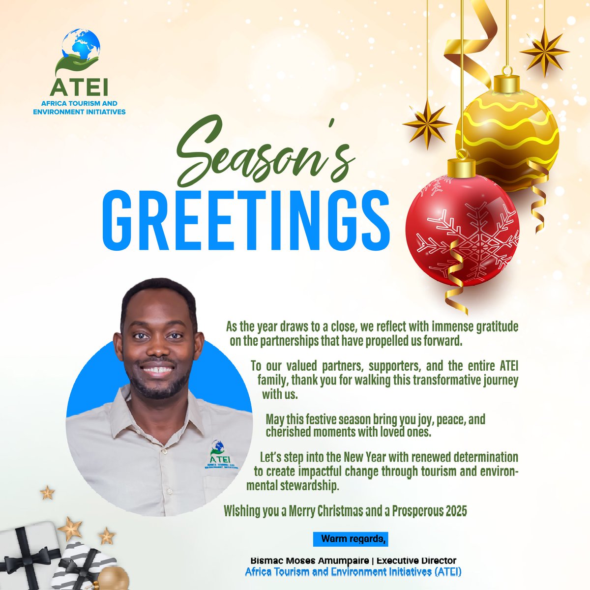 "As the year draws to a close, we reflect with immense gratitude on the partnerships that have propelled ATEI forward.." ED - <a href="/BismacAmumpaire/">Bismac Amumpaire Moses</a> 

Wishing you all a #MerryChristmas and a #HappyNewYear2025 

#ATEI #Christmas2024