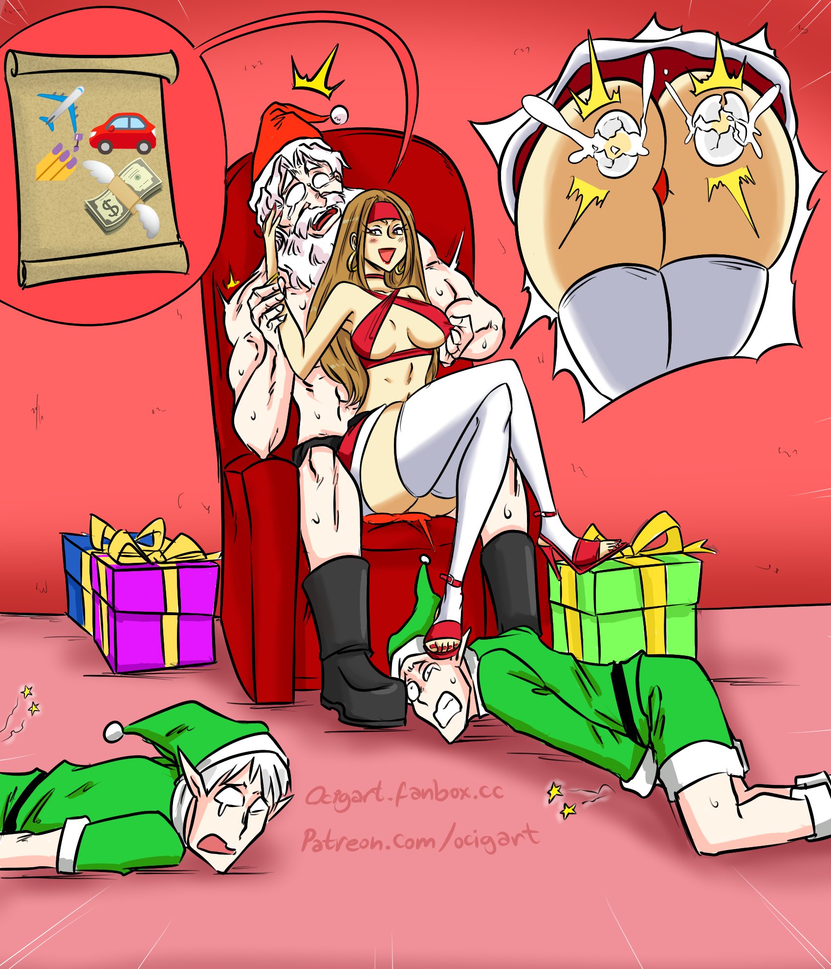 Ocigart 🔞 on X: New ballbusting art on PatreonFanbox! ballbusting cbt  merrychristmas t.co3XSy9ww9aD  X