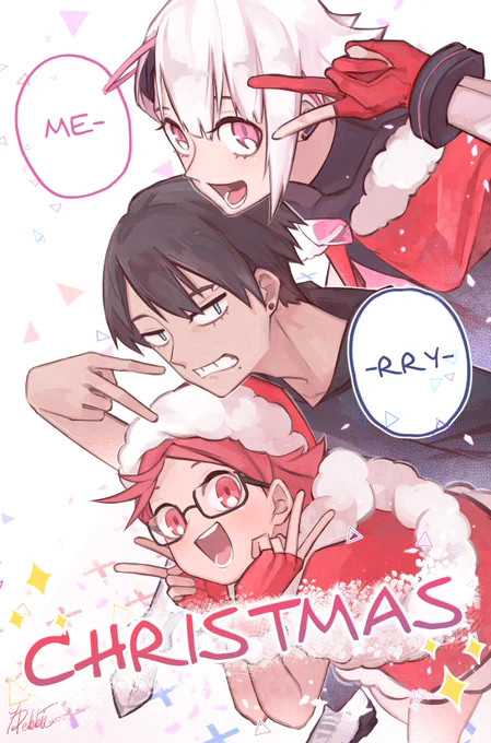 a merry and happy holidays everyone✨
#debillust 