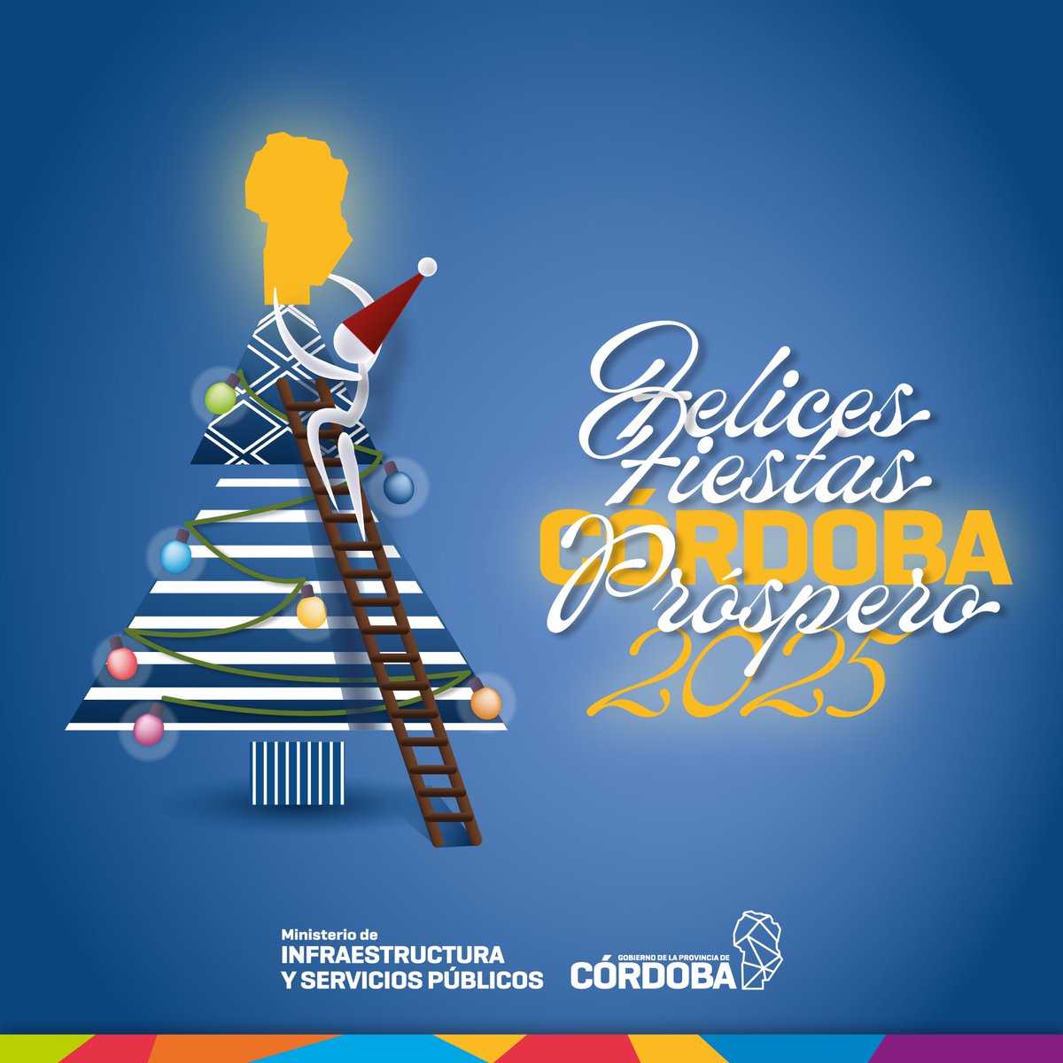 ✨Brindamos por un nuevo año que nos encuentre trabajando juntos, superando nuevos desafíos e impulsando el desarrollo para seguir transformando la infraestructura cordobesa que mejora la calidad de vida de todos los cordobeses. El Ministerio de Infraestructura y Servicios