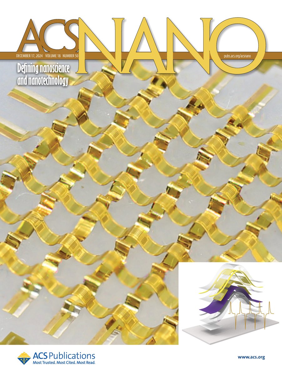 acsnano's tweet photo. Demonstration of a curvature-specific coupling electrode design approach that imparts stretchability while minimizing energy loss in a stretchable three-dimensional inorganic #piezoelectric #nanogenerator. #WearableElectronics
Cover story #OpenAccess: https://t.co/Qp3lFbryNq https://t.co/e4H5KLOBkq