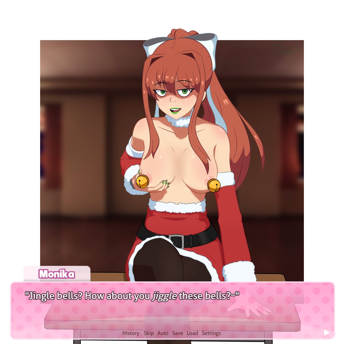 MegaroCD's tweet image. Jiggle bells Jiggle bells 🗣️🔥🔥
Anyway, sorry for going missing for a long while, was REALLY busy, kinda rushed this one, Christmas Monika be upon ye.