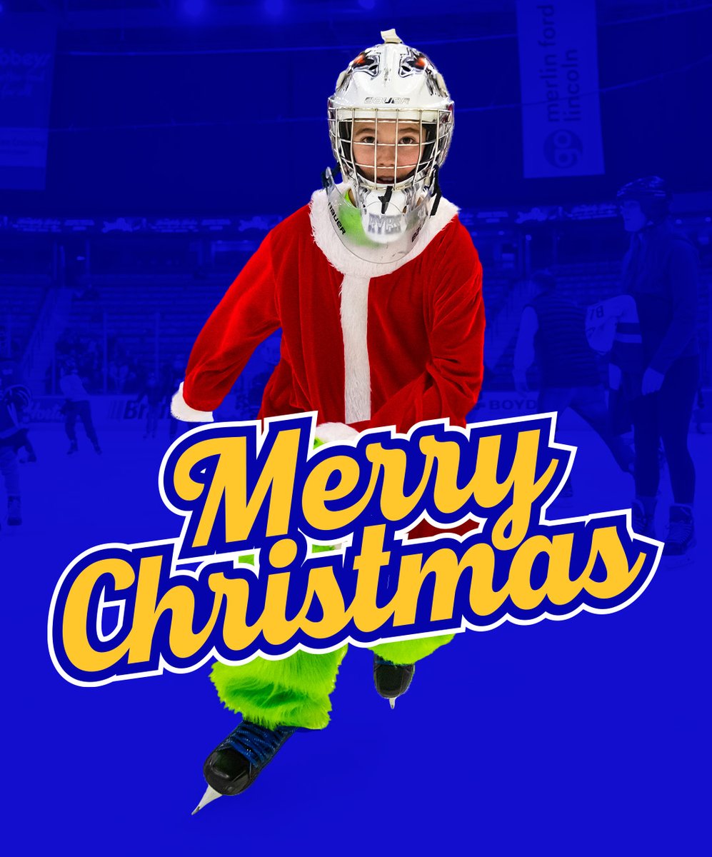 BladesHockey's tweet image. Merry Christmas and happy holidays, #BladeCity 🎄