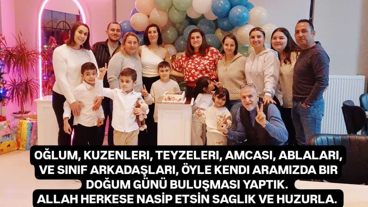 AElyagutu's tweet photo. Balamın doğum günü buluşmasını da yaptık. https://t.co/UrJFKWVg9v