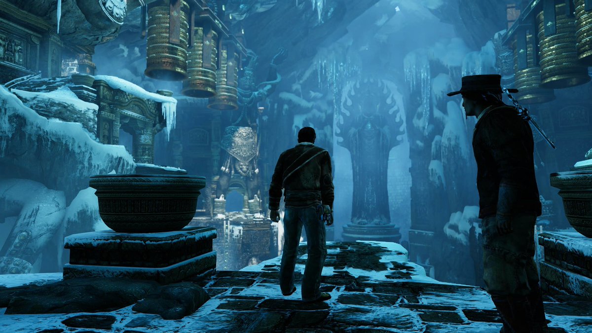 NextGenNero's tweet image. I’m still Team Lora Croft but man this Nathan Drake is growing on me 🔥👌🏾 #Uncharted2 #PS5Pro