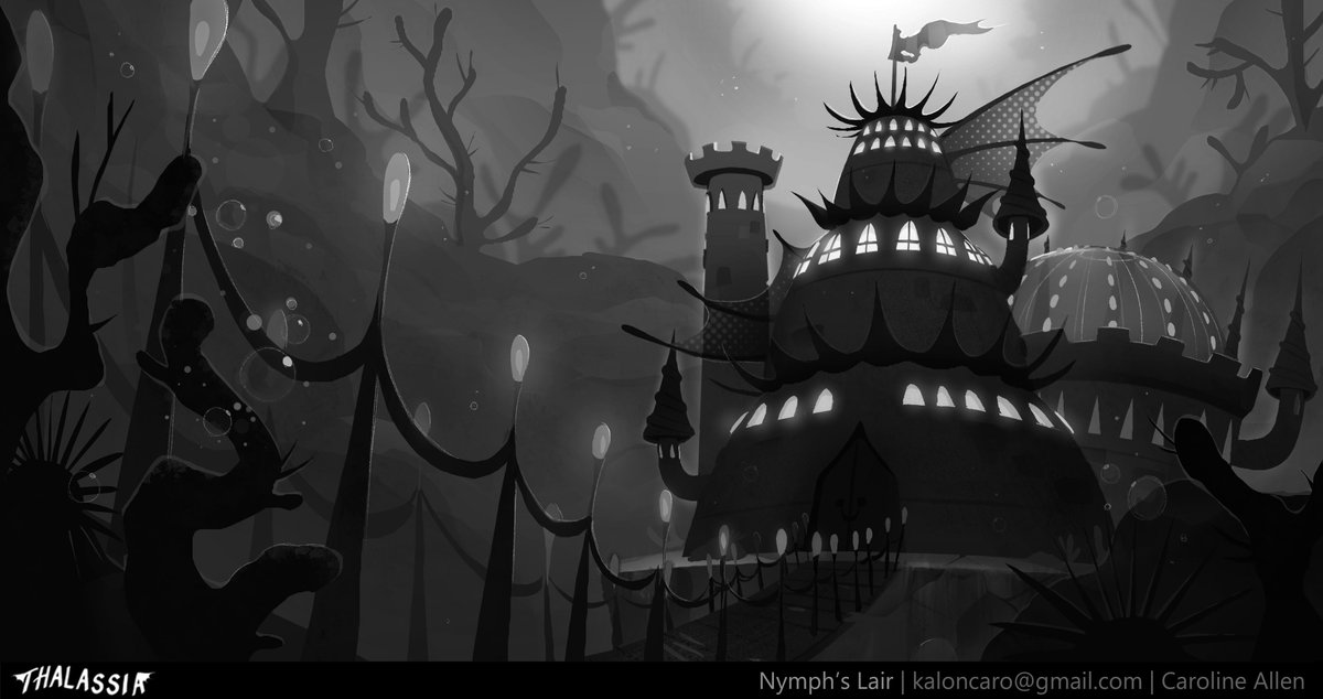 kaloncaro's tweet photo. A handful of work from fall quarter! Some #visualdevelopment of an underwater story ^^ https://t.co/R4ZS3crBIt
