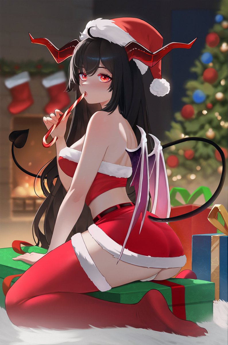Merry Christmas and a Happy Holidays to my wonderful community!

Thank you for making these past 9 months of my streaming journey so amazing ❤️ here’s to many more years!

I hope you enjoy this wonderful artwork, I’ll drop some sexier versions throughout the day 😉

🎨<a href="/Mirowinart/">Mirowin🖌️</a>