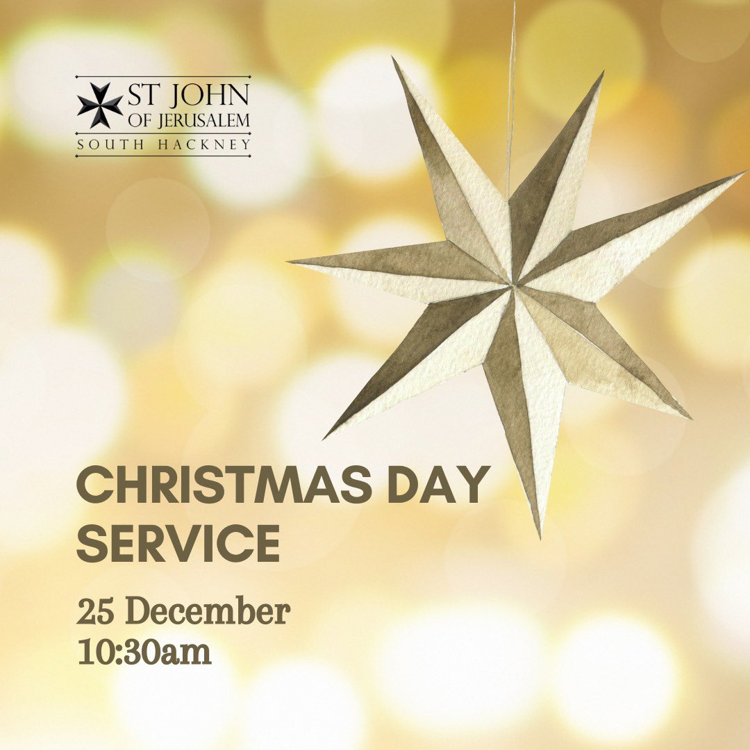sjojchurch's tweet photo. Celebrate Christmas with us at the Christmas Day Service on Wednesday, 25 December at 10:30am! 🎄✨ #sjoj #stjohnofjerusalemchurch #christmasdayservice #christmasatstjohnofjerusalemchurch #churche9 #churchvictoriapark #christmas https://t.co/uGbaL4AdzJ