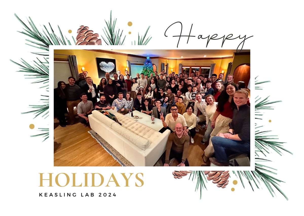 Keasling Lab π³οΈβππ³οΈββ§οΈ (@keasling_lab) on Twitter photo π𧬠Happy Holidays from the <a href="/Keasling_Lab/">Keasling Lab π³οΈβππ³οΈββ§οΈ</a>! 2024 was a year full of scientific breakthroughs and collaborations. May biology continue to solve global problems in 2025 π§¬π π𧬠Happy Holidays from the <a href="/Keasling_Lab/">Keasling Lab π³οΈβππ³οΈββ§οΈ</a>! 2024 was a year full of scientific breakthroughs and collaborations. May biology continue to solve global problems in 2025 π§¬π
