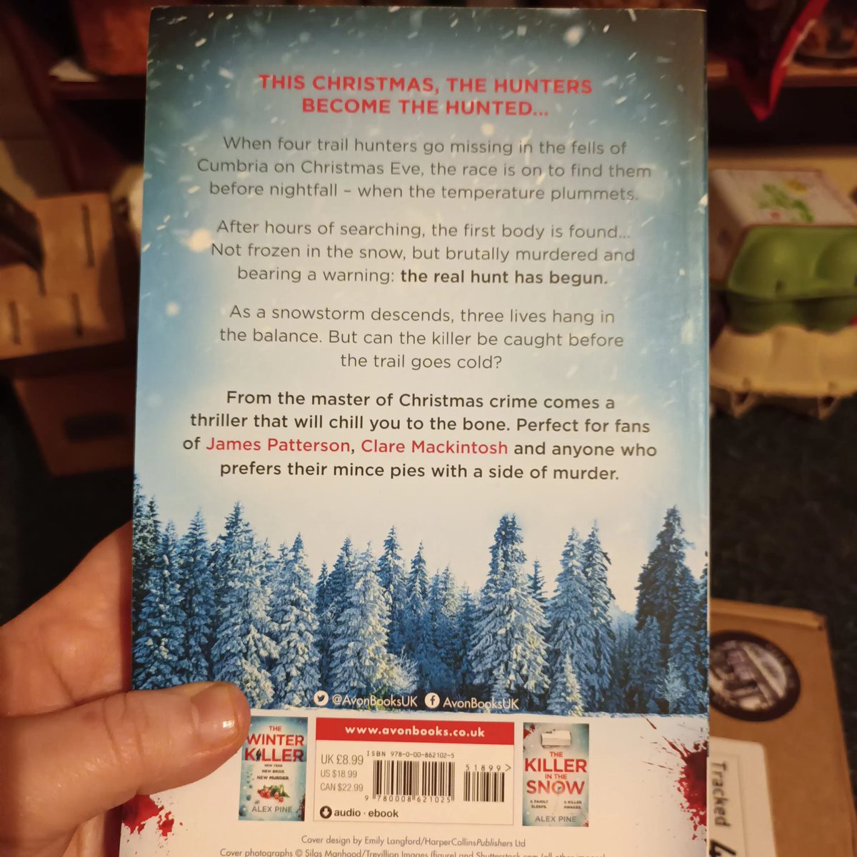 DebbieBlackma14's tweet photo. Thank you @joan1robe for being my #ChristmasBookSwap buddy. I absolutely love the book #TheNightBeforeChistmas from #AlexPine as it's a new one to me but sounds right up my street. I can't wait to read it and thanks for introducing a new author to me #MerryChristmas #BookTwitter https://t.co/H8veXGcaNi