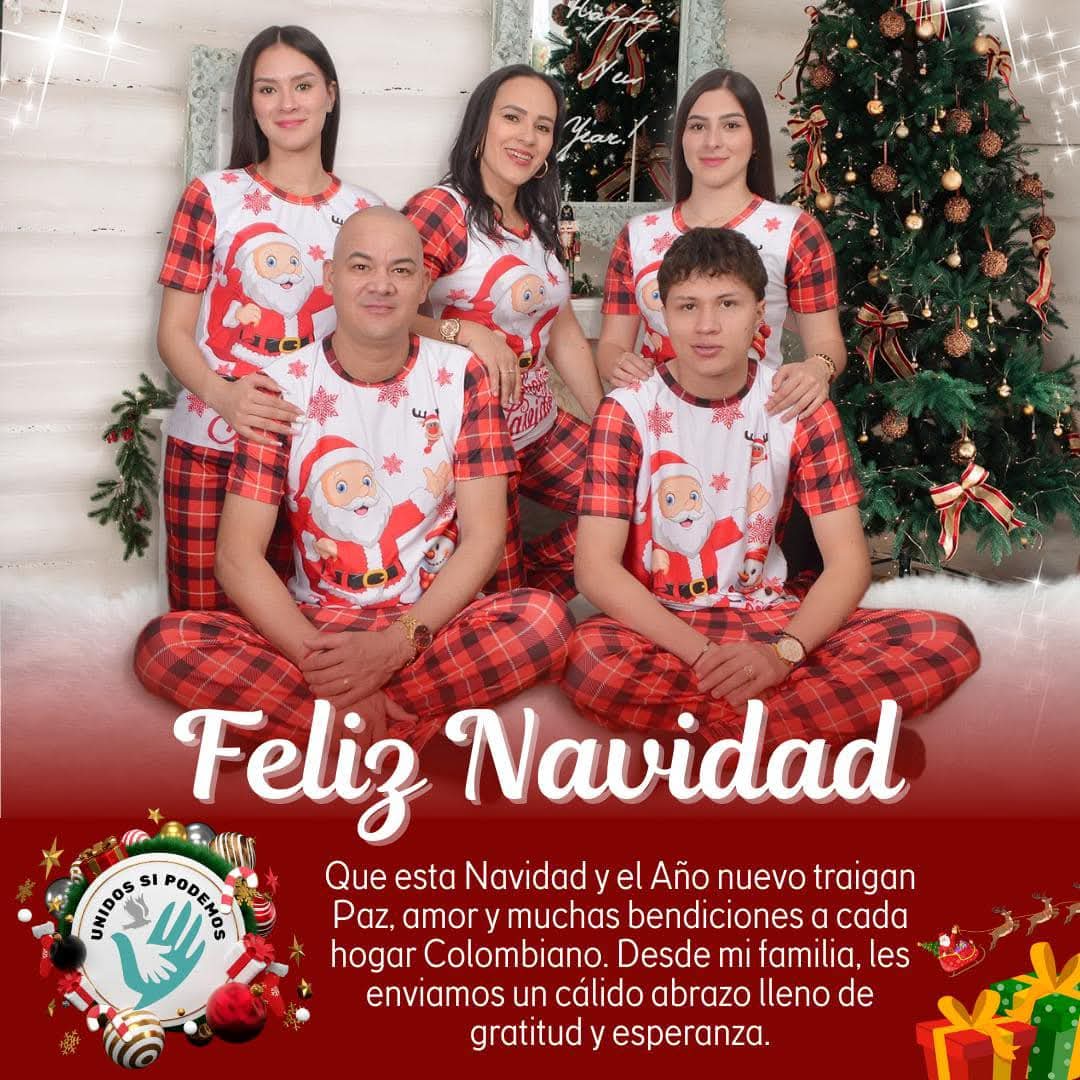 jhhojar's tweet photo. 🎄“Que esta Navidad y el Año Nuevo traigan paz, amor y muchas bendiciones a cada hogar colombiano. 🎄Desde mi familia, les enviamos un cálido abrazo lleno de gratitud y esperanza. Unidos, seguimos trabajando por un futuro mejor para todos. 

🤶¡Feliz Navidad y próspero 2025! https://t.co/hbWN2hQXz9
