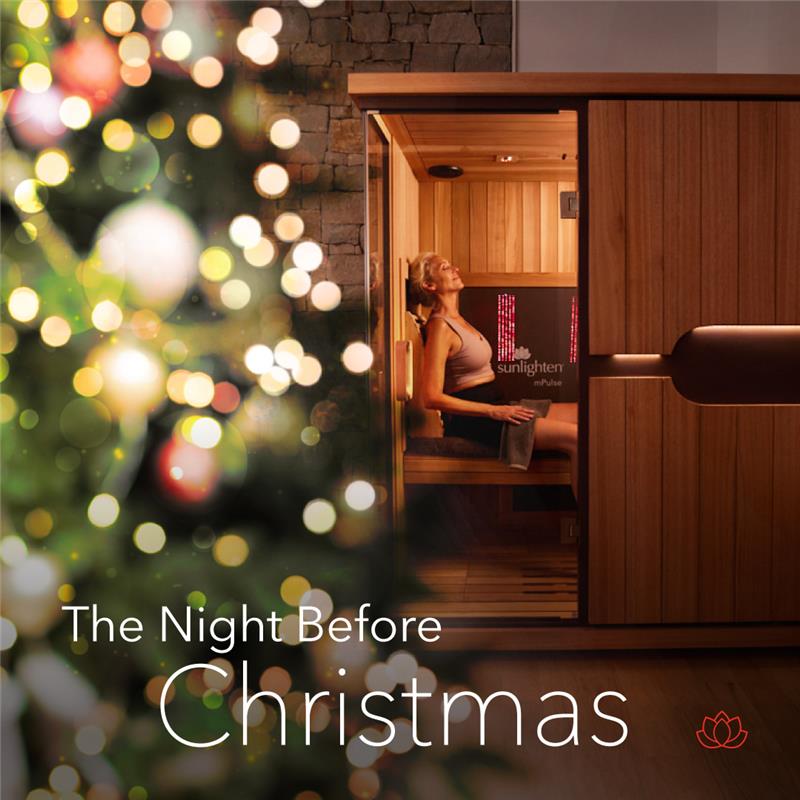 Twas the night before Christmas, and all through the house,
Not a creature was stirring, not even a mouse.
The sauna was glowing, so warm and serene,
A perfect retreat for the holidays, crisp and clean.

Bring home the gift of warmth and relaxation this season! ✨🎄