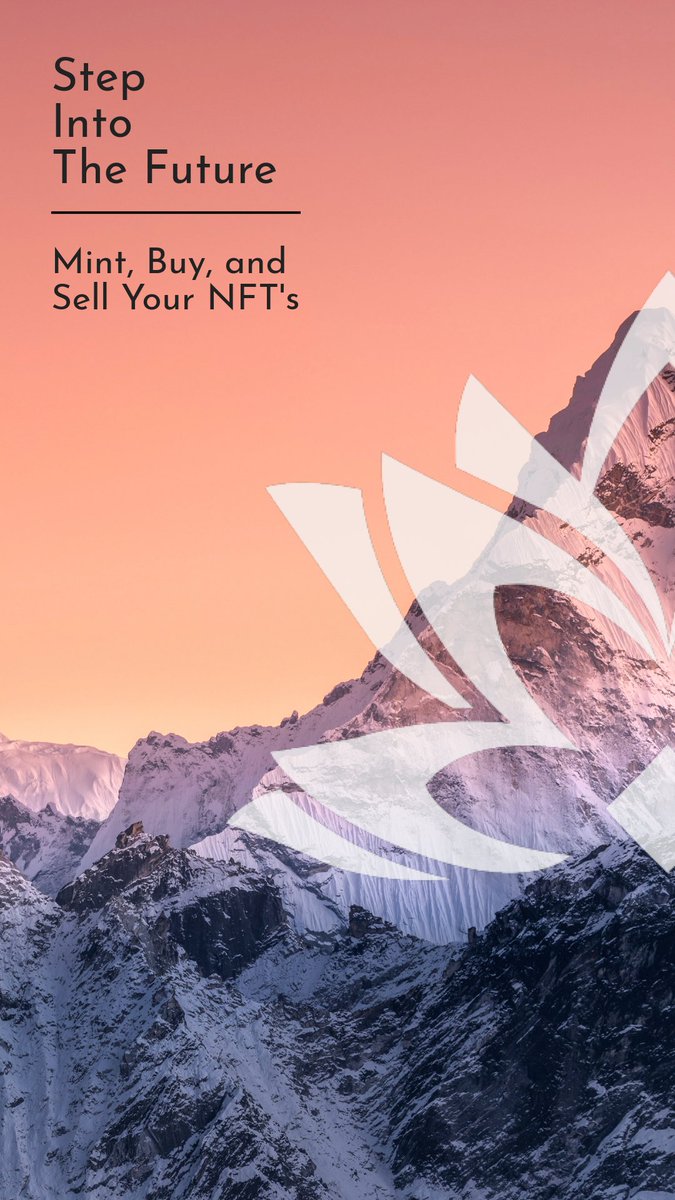 Genesis of Blue is the place where creativity meets opportunity. Mint, buy, and sell NFTs on a platform designed for everyone🎨.

📎(1/2)