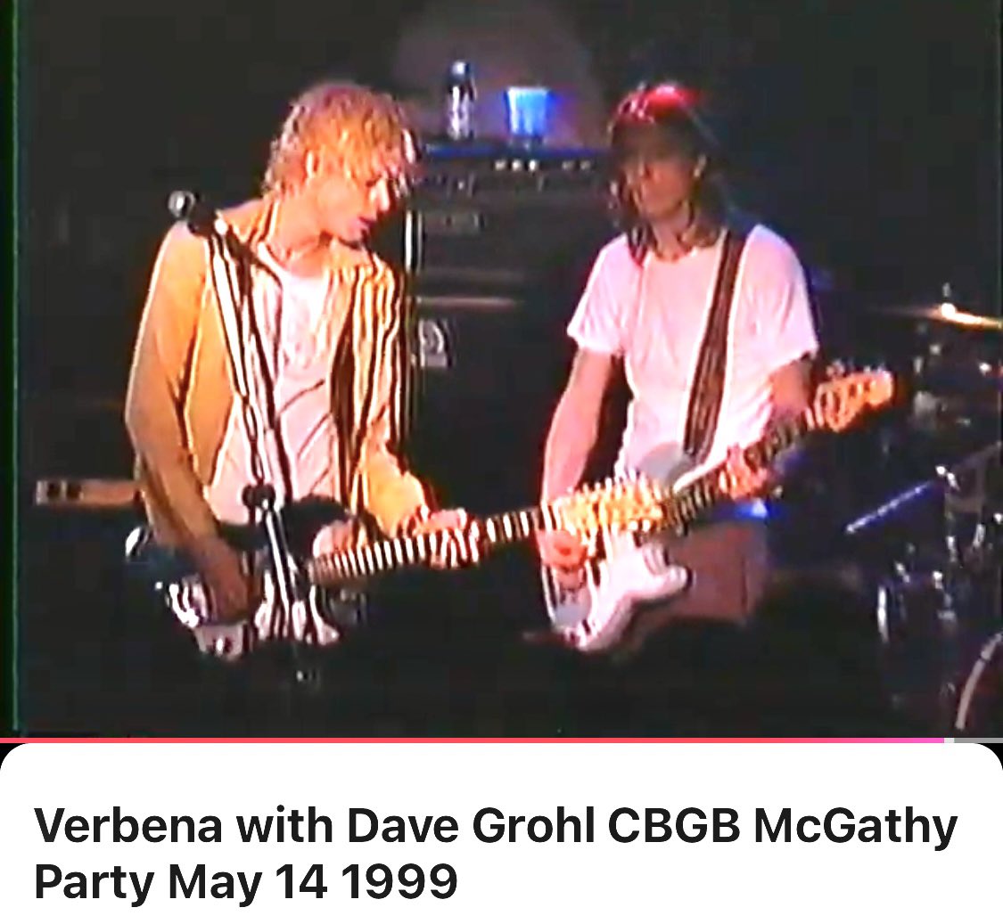 Here’s some folks we knew…Watch on YouTube here: youtu.be/t3nxPcVxIls?si… #verbena #cbgb #davegrohl #grunge