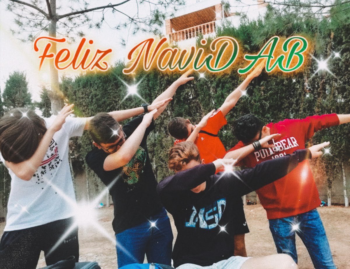 Os deseo una feliz navidab espero que hagais muchos dabs para celebrarlo 🥳 🎉👏