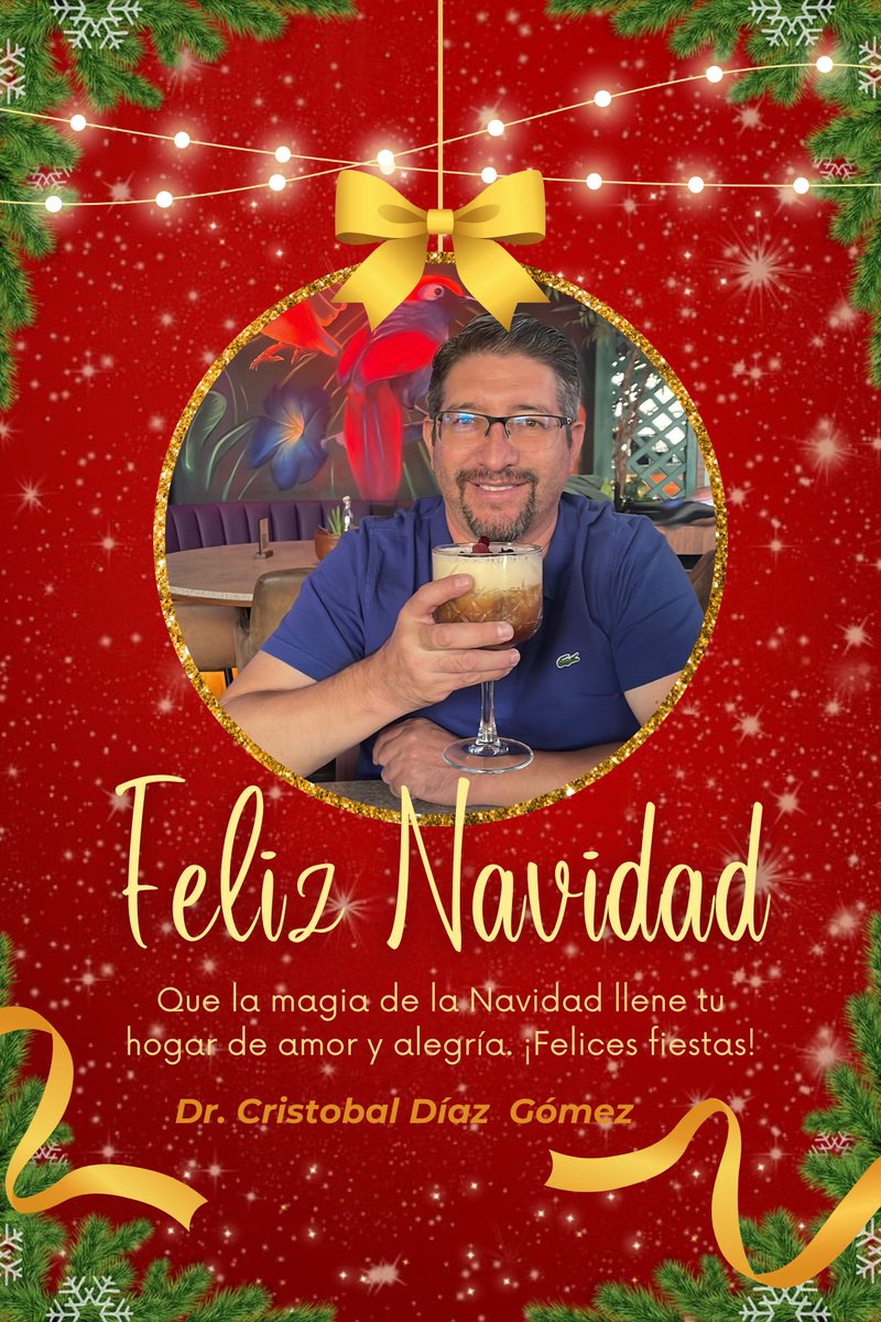 Felices fiestas 🎉 🎁🍾 y que esta nochebuena la disfruten en compañía de la familia, Felicidades!!!!!!