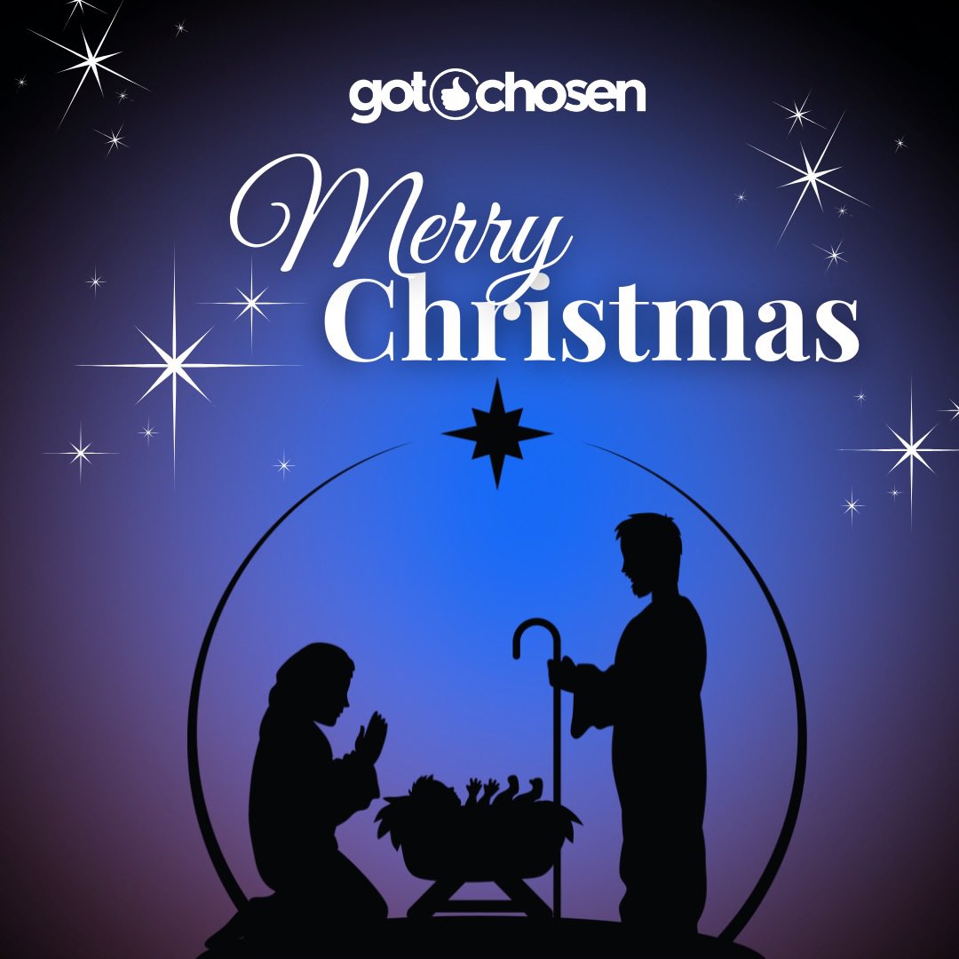GotChosen's tweet photo. 🎄✨ From the entire GotChosen team, we wish you a Christmas filled with love, peace, and unforgettable moments with your loved ones. May this special time be bright with hope and gratitude, and may we continue creating amazing stories together in the coming year. Happy Holidays! https://t.co/NwyxYEmiB9