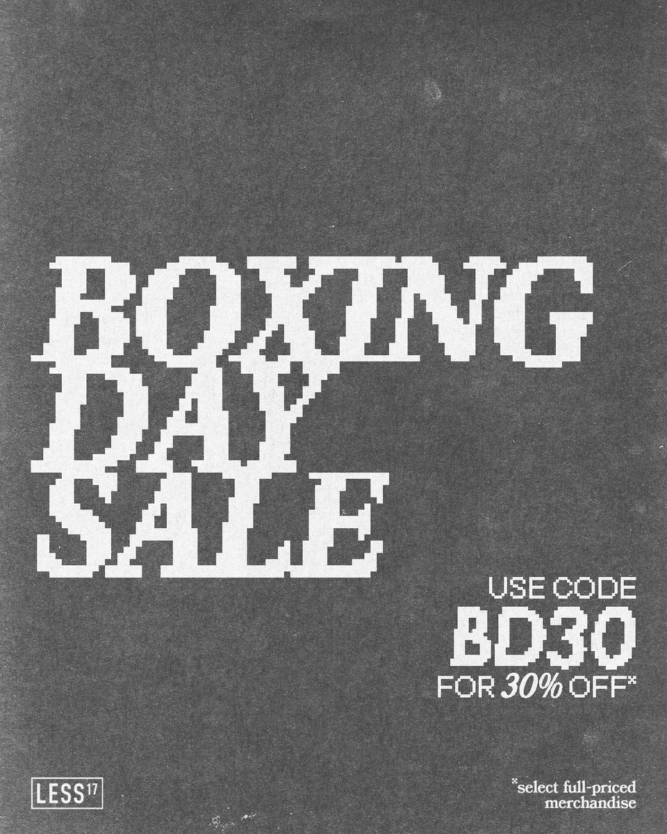 The wait is over—our Boxing Day Sale is live! 🎉⁠
⁠
Enjoy 30% off select full-priced items* with promo code BD30.
⁠
lessoneseven.com⁠
⁠
*exceptions apply, discount cannot be applied retroactively.