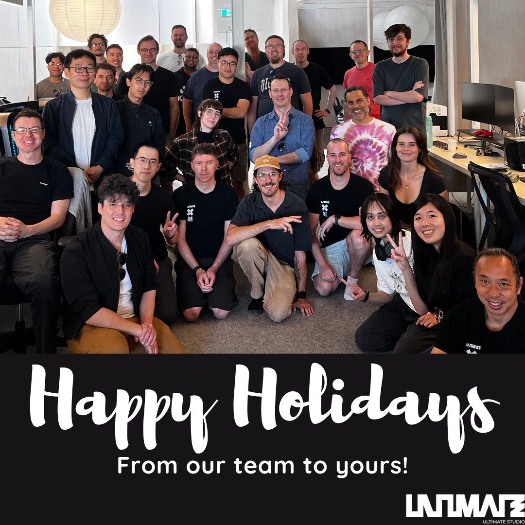 As we wrap up another year, we want to extend a huge thank you to our incredible team for making Ultimate Studio the ULTIMATE place to work. We’re excited for what 2025 has in store and can’t wait to continue growing together! See you in the new year!