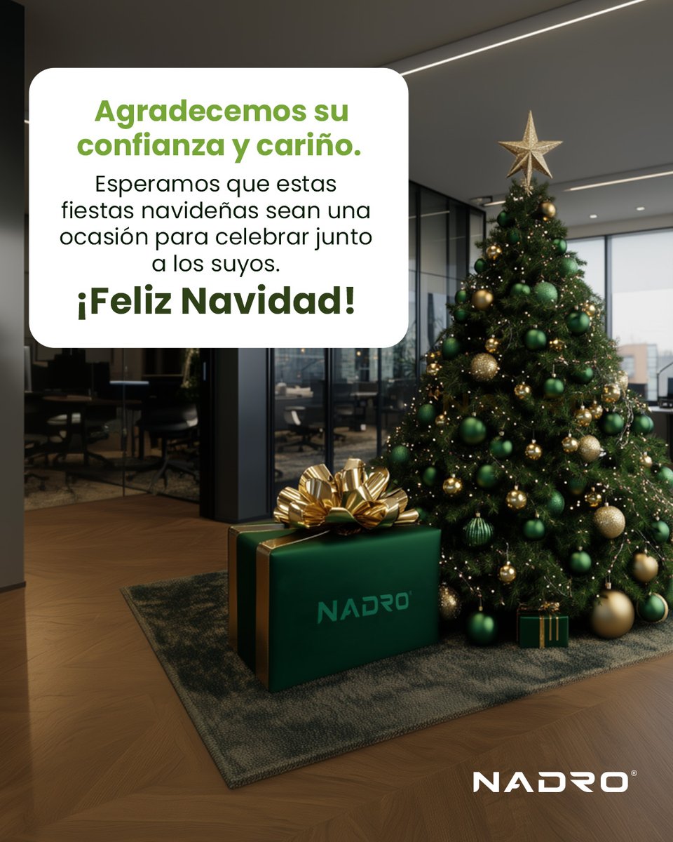 Reciban un fuerte abrazo y nuestros mejores deseos para esta Nochebuena. ¡Felicidades!
