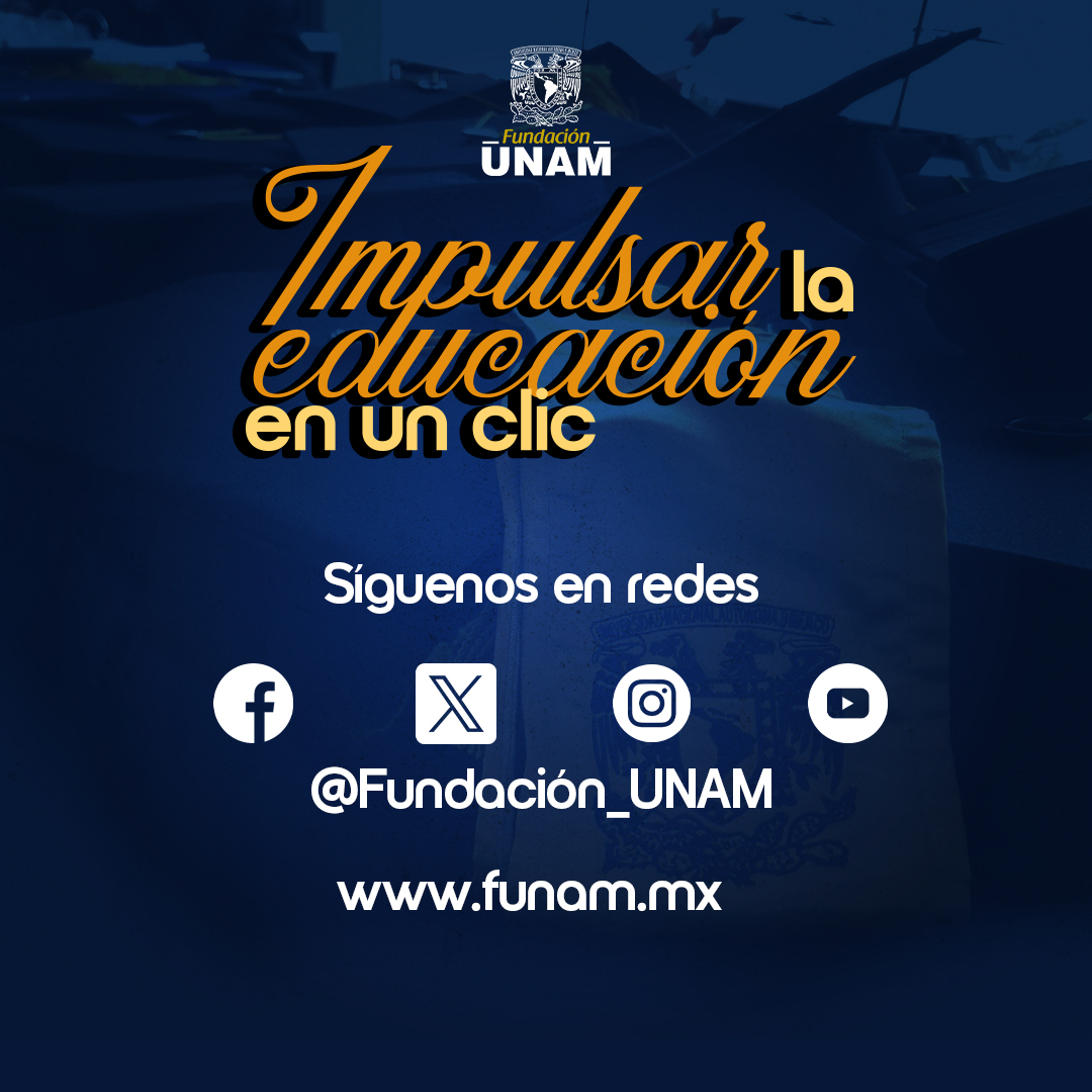 Fundacion_UNAM's tweet photo. Sigamos siendo ese impulso a mejores resultados, juntos apoyemos a más estudiantes #FUNAM. ¡Únete a la causa! 👉 https://t.co/nGkxeSB0QN https://t.co/i3vdtkwYTB