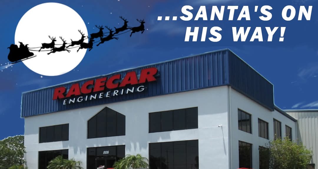 OK Folks... Get the the kiddo's tucked-in now!  We just spotted Santa and his reindeer flying by Racecar Engineering (And YES - It was Santa... and NOT a drone) #racecarchristmas #merrychristmas #racecarhumor #santanotadrone