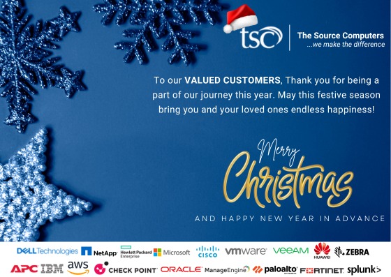 🎄A big thank you to all our amazing customers for your support this year! 🙏 Wishing you a Merry Christmas &amp; a Happy New Year filled with joy &amp; success. We look forward to serving you in 2024! 🎉💻 #ThankYou #MerryChristmas #HappyNewYear #CustomerAppreciation #TheSourceComputers