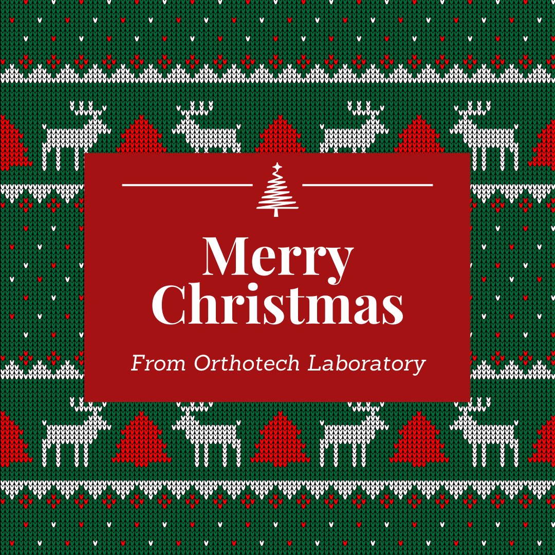 OrthotechLab's tweet photo. 🎄🎅🎁 Merry Christmas from Orthotech Laboratory! 🎁🎅🎄

We want to take a moment to express our warmest wishes to all our amazing customers, partners, and friends. 🎉✨

Wishing you a very Merry Christmas and a prosperous New Year! 🎅🎄✨ https://t.co/WrXaEH9BkI